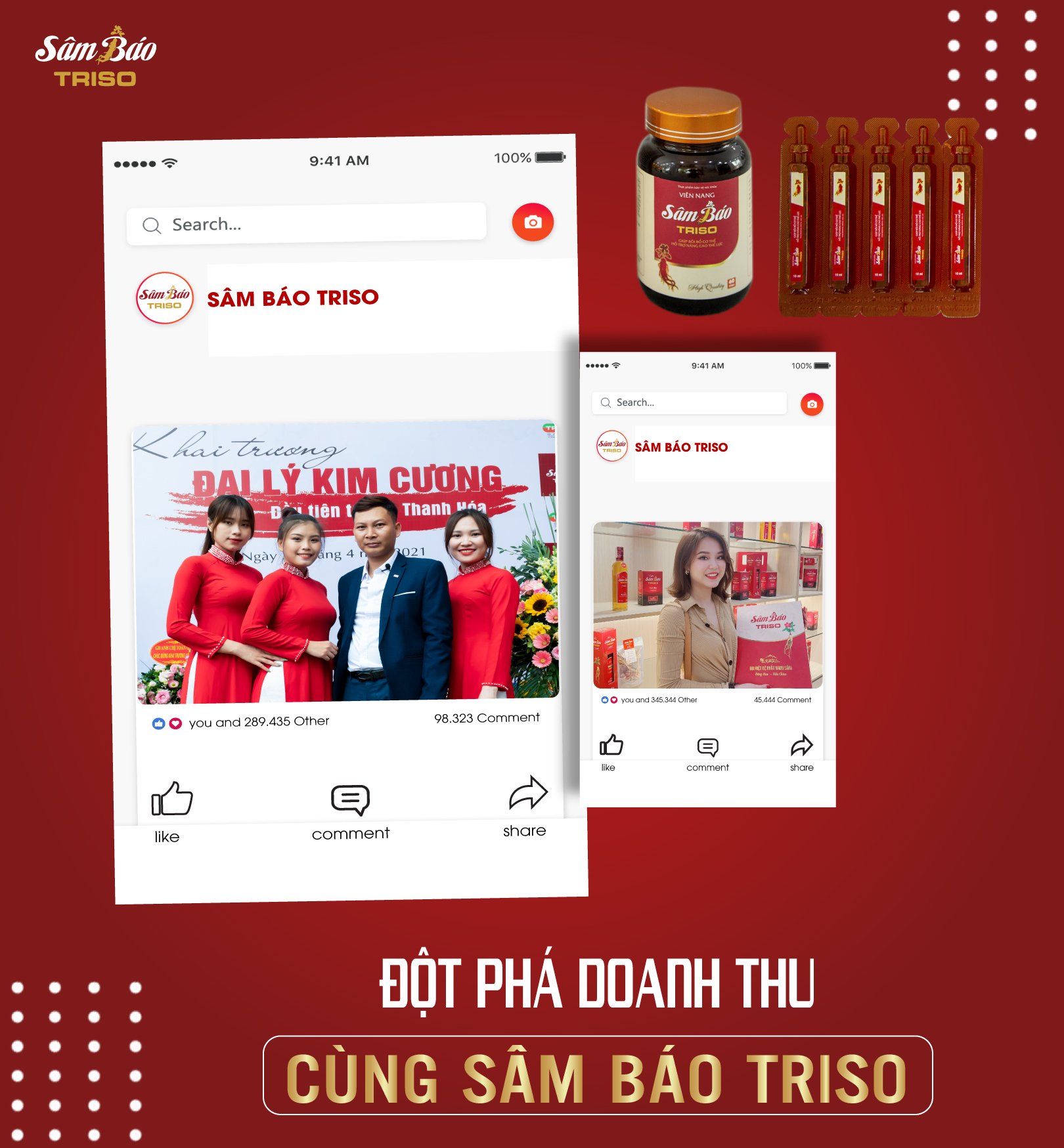 "Viên ngọc quý" Sâm Báo Triso đã giúp các đại lý đột phá doanh thu mùa dịch như thế nào?