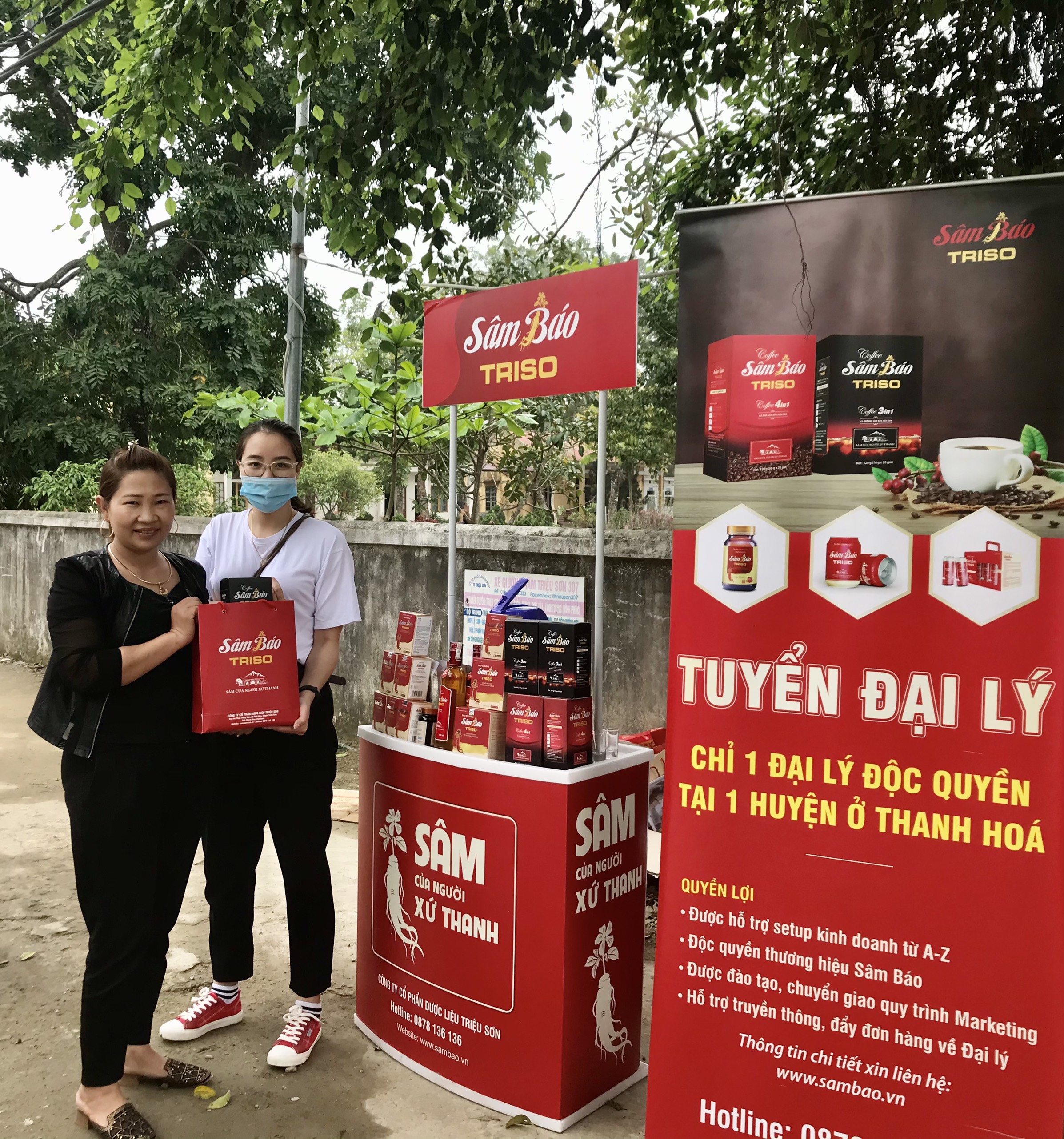 Sâm Báo Triso tổ chức chương trình Sampling ở các điểm trường học tại Thanh Hóa